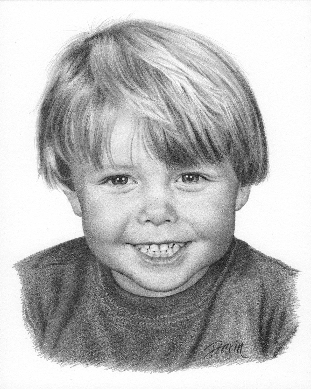 Chandler, Graphite on Museum Board