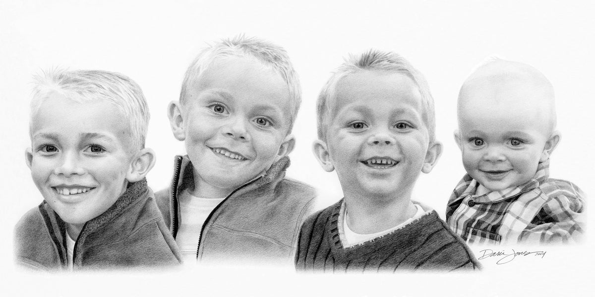 Ritchie Boys, Graphite on Museum Board