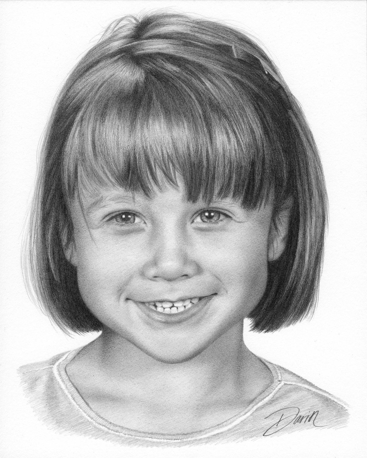 Abbe, Graphite on Museum Board