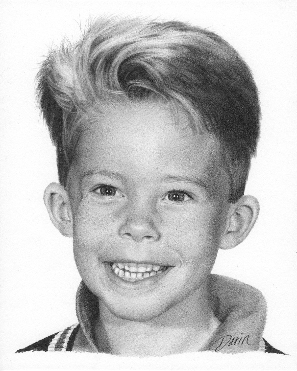 Christian, Graphite on Museum Board