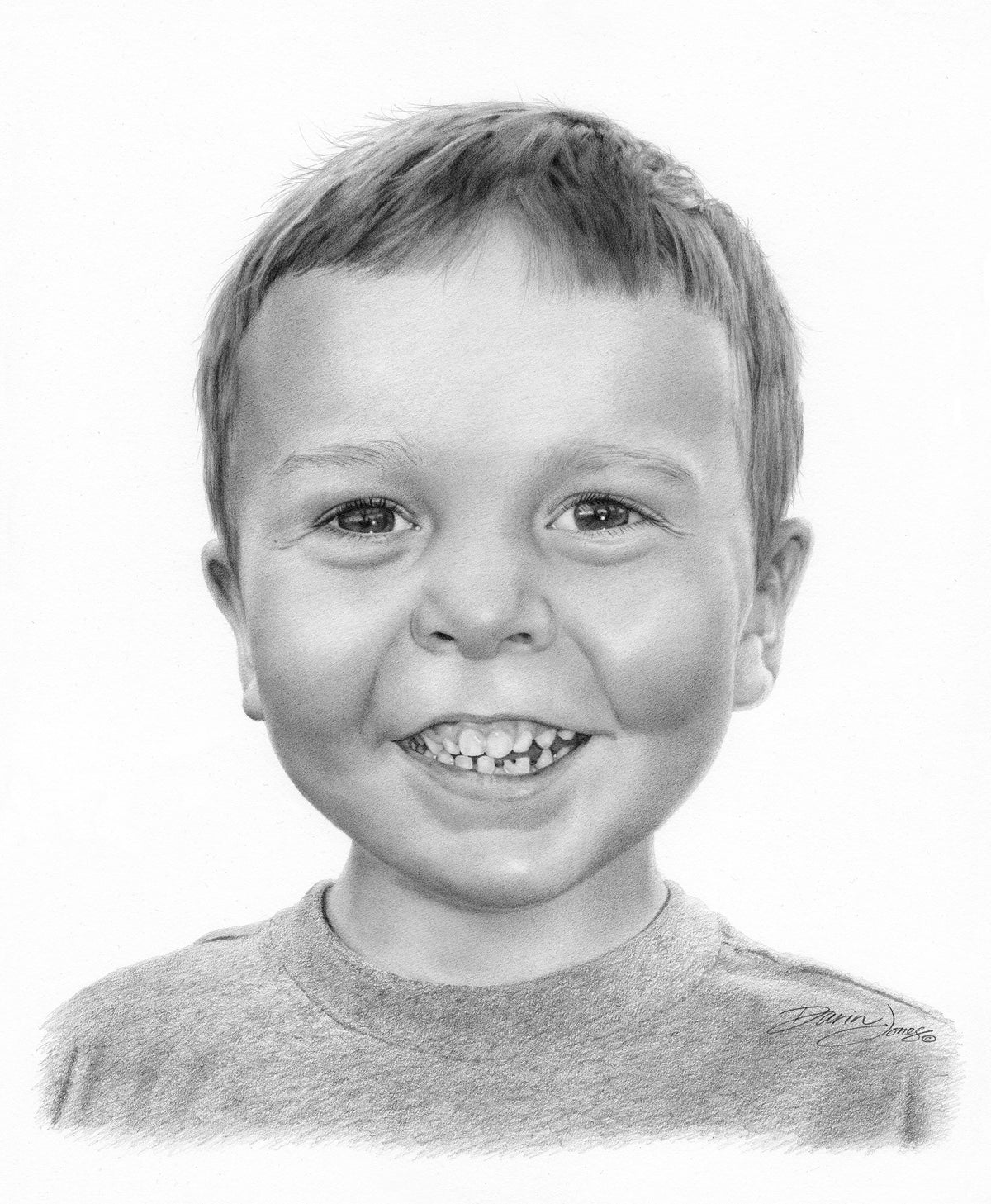 Levi, Graphite on Museum Board