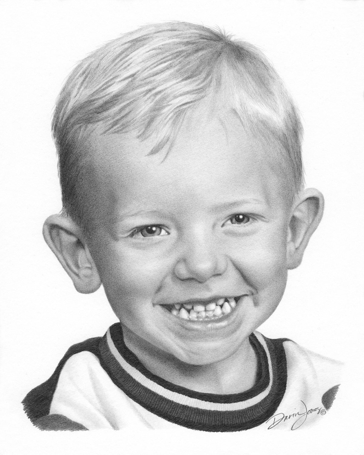 Keaton, Graphite on Museum Board