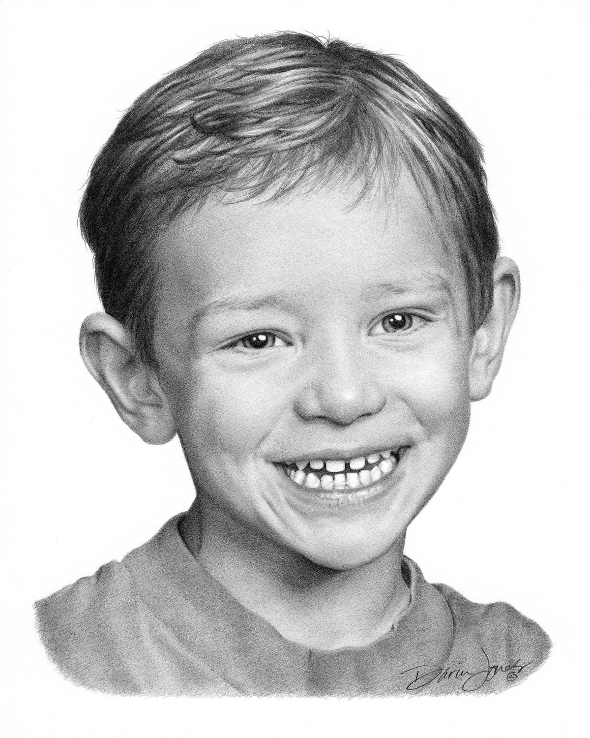 Dalton, Graphite on Museum Board