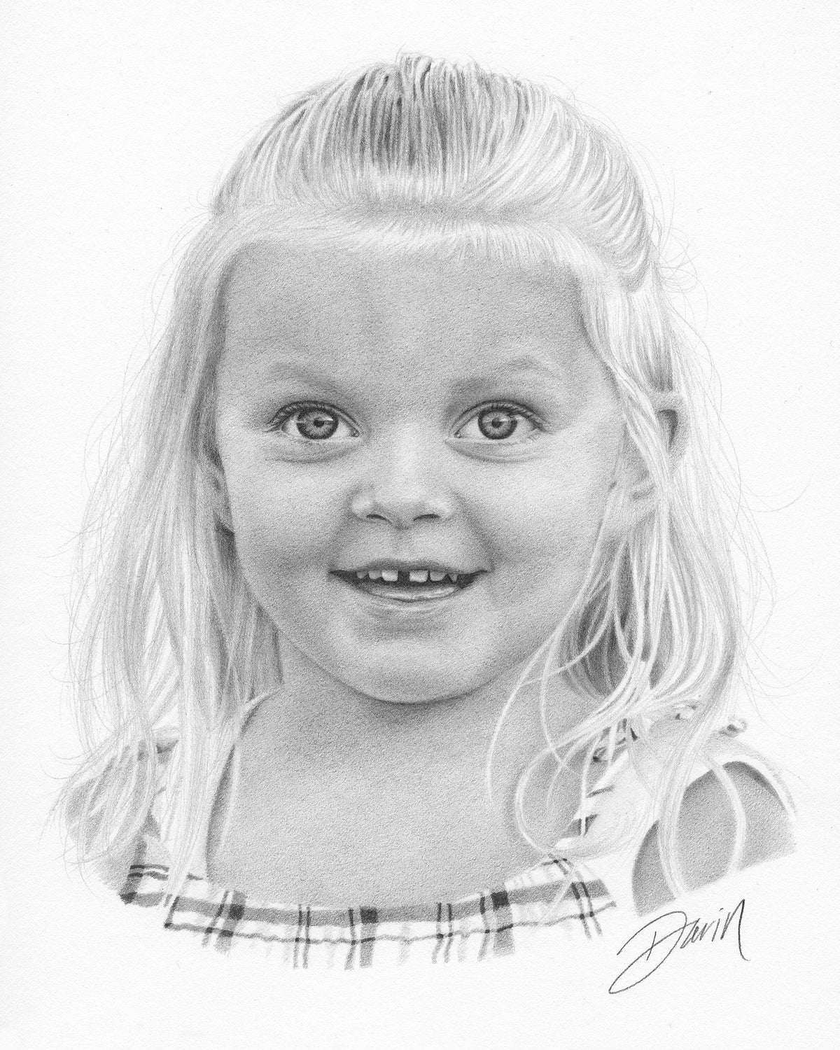 Katie, Graphite on Museum Board