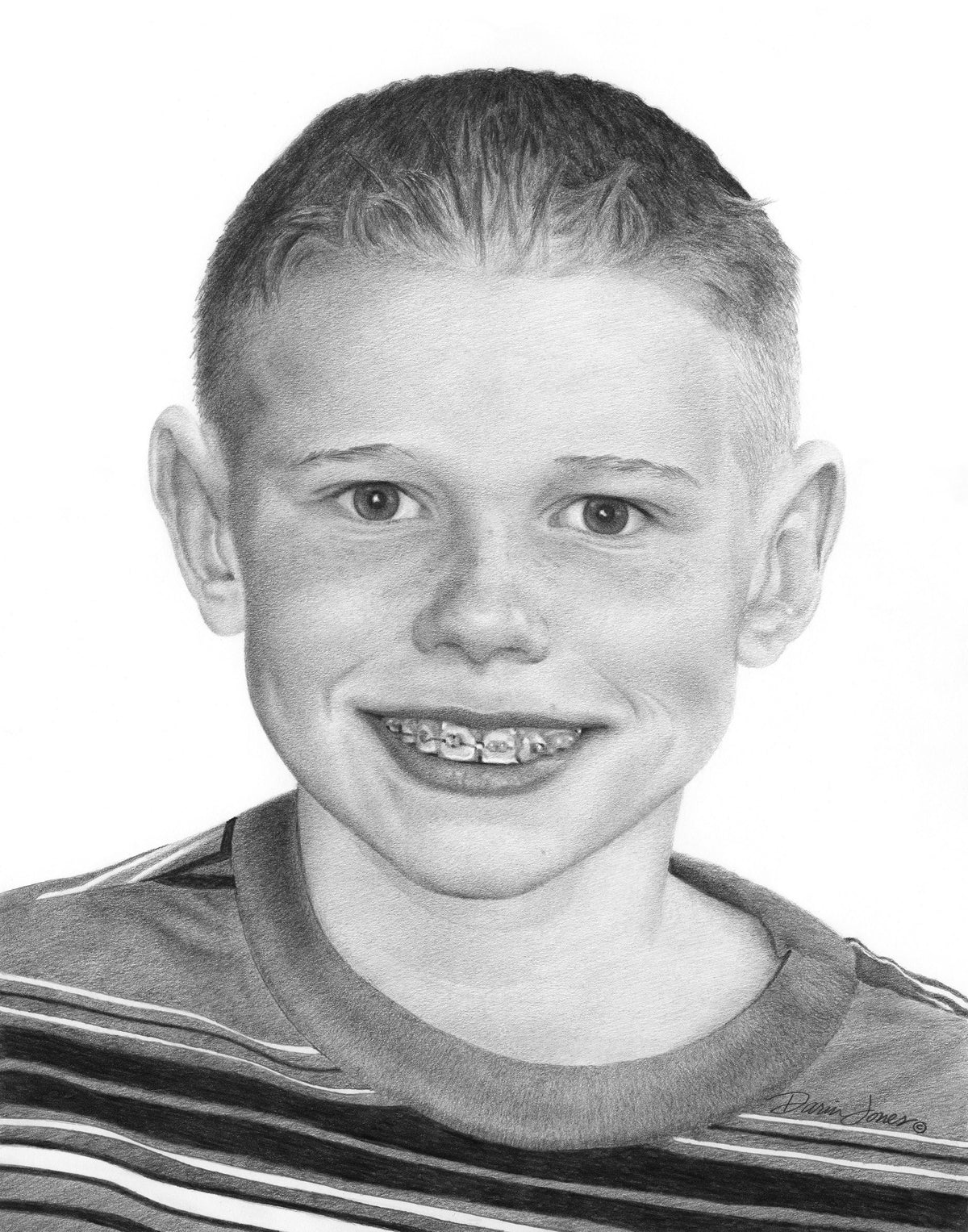 Landen, Graphite on Museum Board