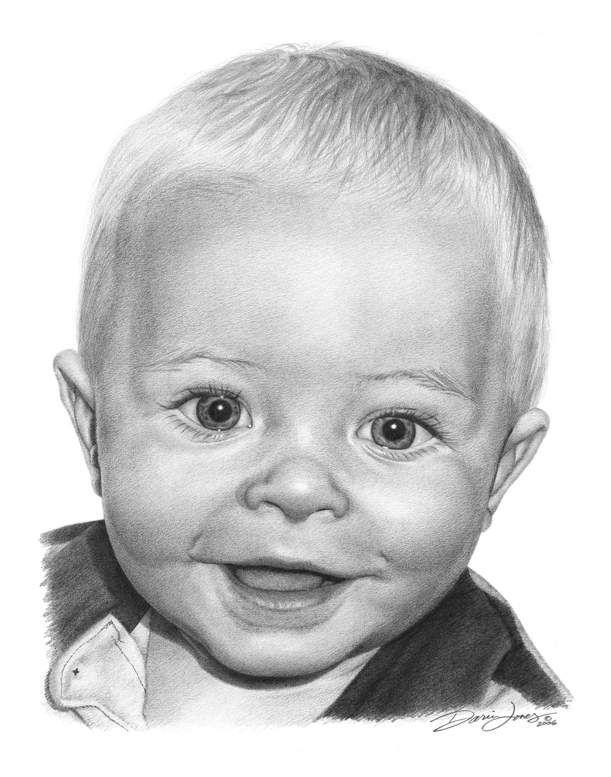 Gideon, Graphite on Museum Board