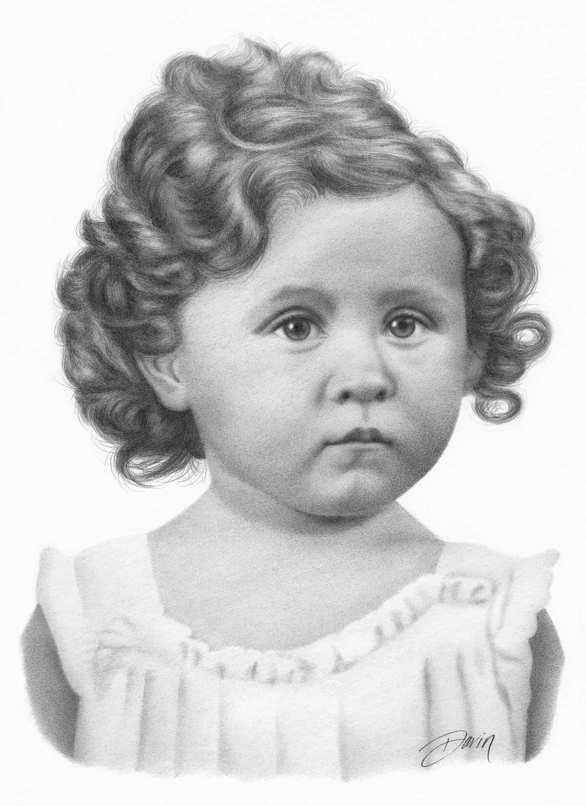 WilmaJean, Graphite on Museum Board