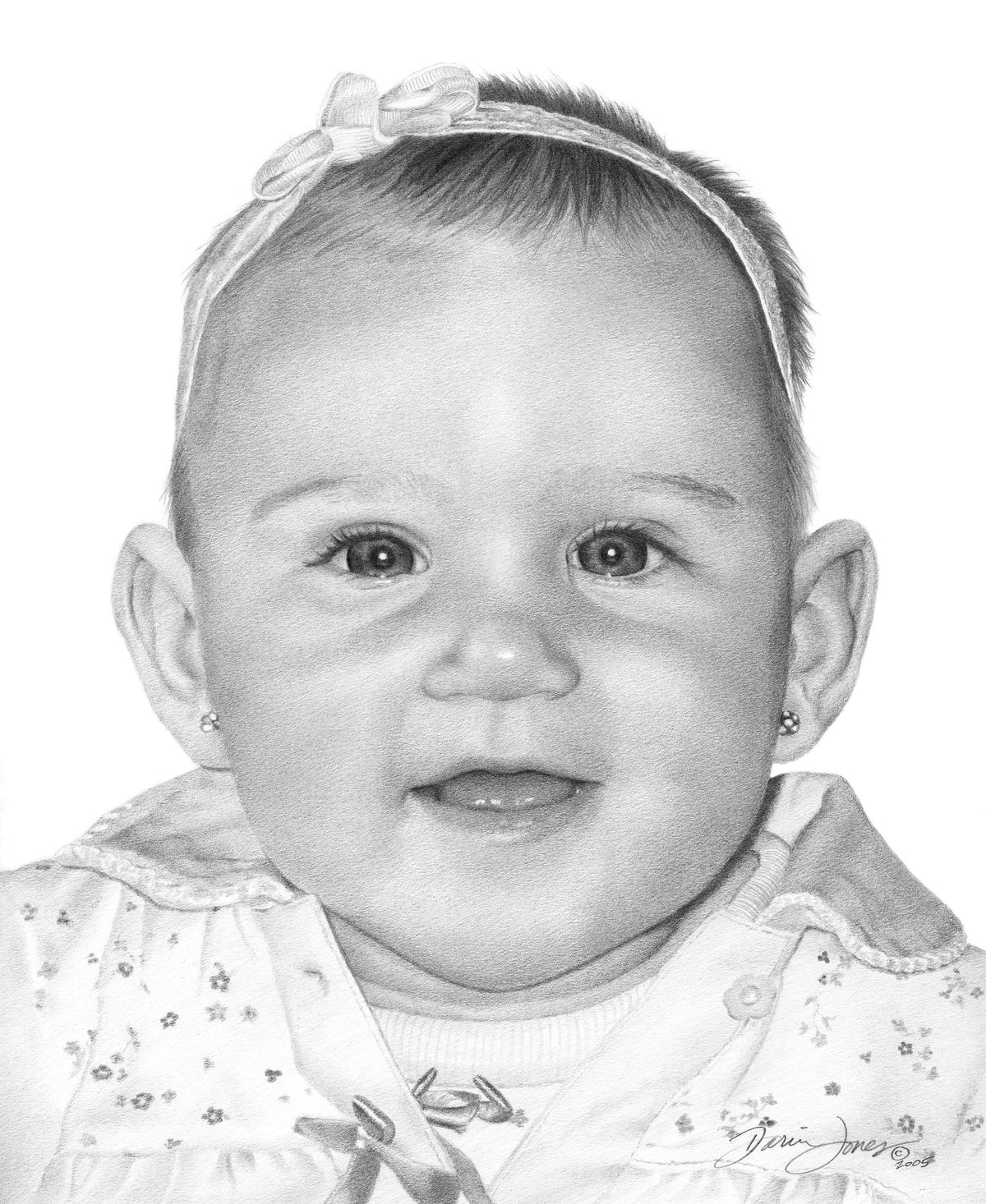 Kayla, Graphite on Museum Board