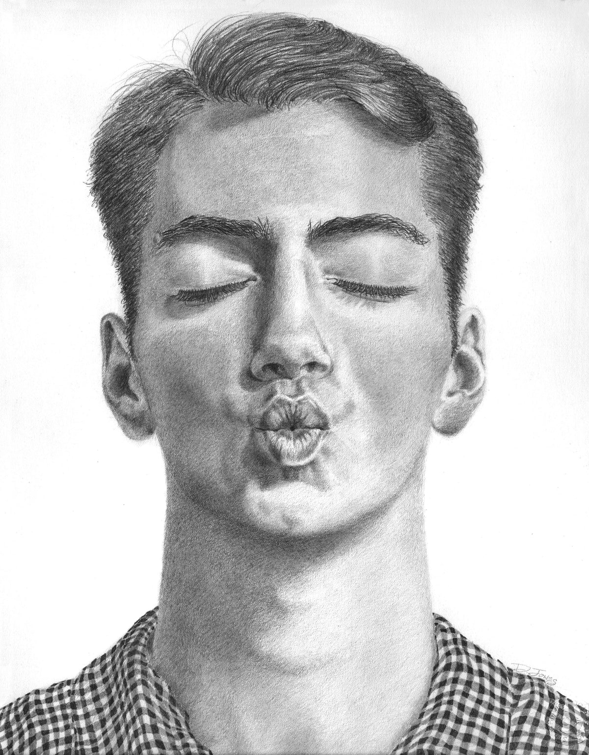 Anticipation, Graphite on Bristol Board