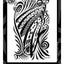 A black and white graphic art print titled 'EYE-RISE', featuring a stylized illustration of an eye and architectural elements on a white background, a black and gray design border, the DARIN JONES logo in the upper left, and website on the right.